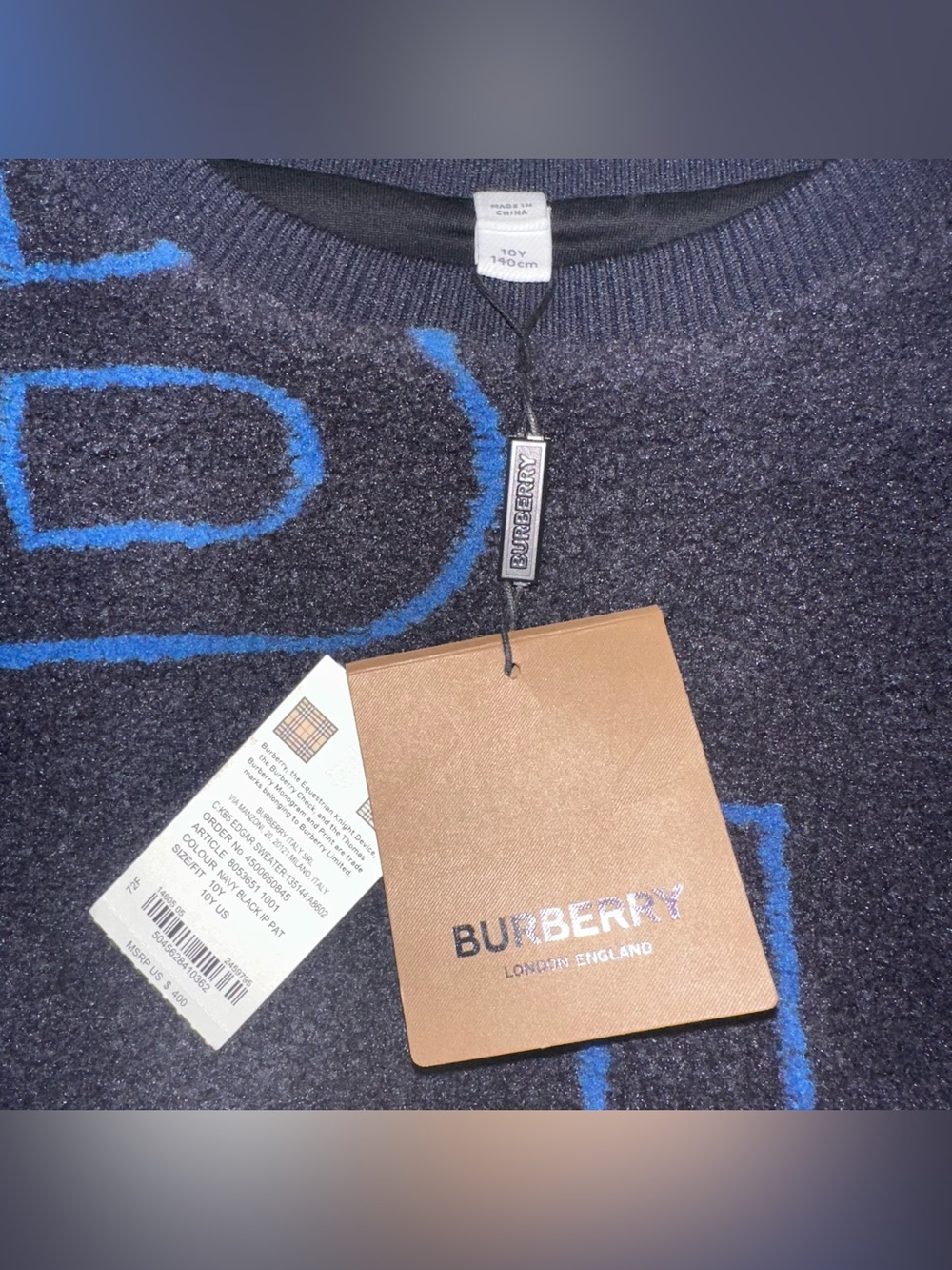 Burberry 2pc Kids Fleece Set!